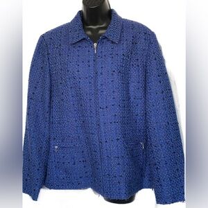 Cold water Creek BLU Lined Zip Jacket, 16 Winter Sale